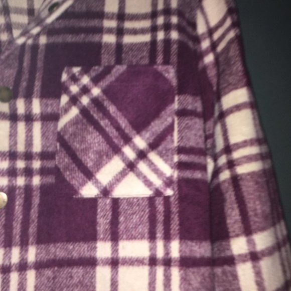 WESC Maroon snap shacket NWT - Picture 4 of 12